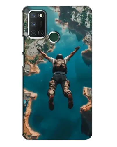 Чехол для Realme 7i с картинкой «PUBG — свободное падение»