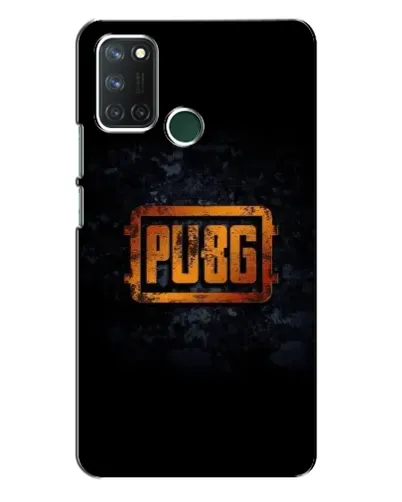 Чехол для Realme 7i с картинкой «PUBG — золотой логотип»