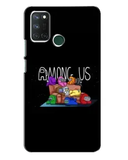 Чехол для Realme 7i с картинкой «Логотип Among Us» Чехол для Realme 7i с картинкой «Логотип Among Us»