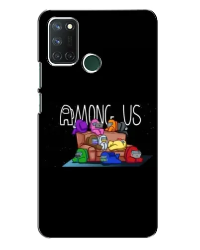 Чехол для Realme 7i с картинкой «Логотип Among Us» Чехол для Realme 7i с картинкой «Логотип Among Us»