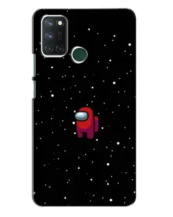 Чехол для Realme 7i с картинкой «Красный Among Us»