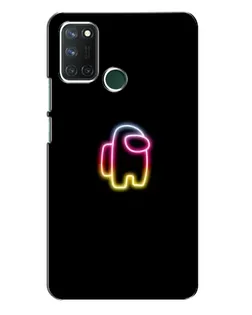 Чехол для Realme 7i с картинкой «Among Us градиент»