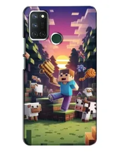 Чехол для Realme 7i с картинкой «Стив на ферме» Чехол для Realme 7i с картинкой «Стив на ферме»