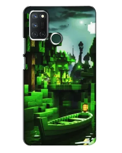 Чехол для Realme 7i с картинкой «Minecraft лесной пейзаж» Чехол для Realme 7i с картинкой «Minecraft лесной пейзаж»