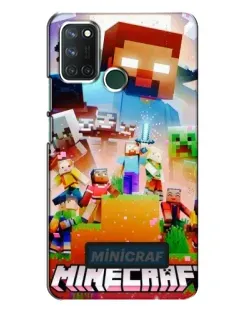 Чехол для Realme 7i с картинкой «Minecraft герои игры»