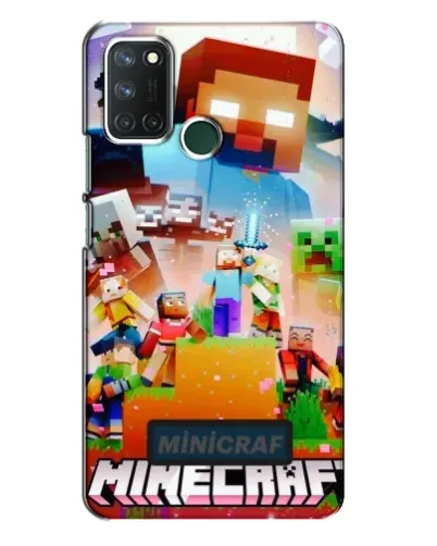 Чехол для Realme 7i с картинкой «Minecraft герои игры» Чехол для Realme 7i с картинкой «Minecraft герои игры»
