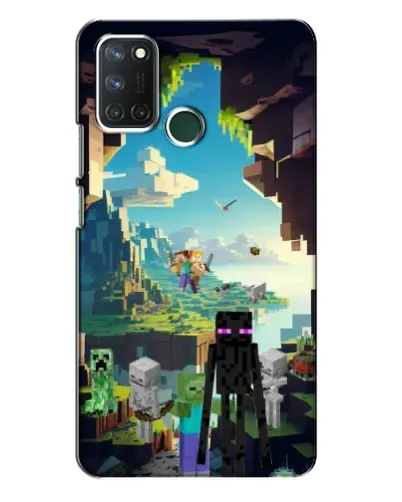 Чехол для Realme 7i с картинкой «Эндермен в лесу» Чехол для Realme 7i с картинкой «Эндермен в лесу»