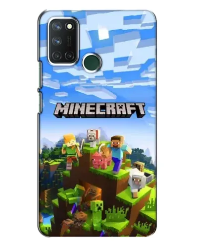 Чехол для Realme 7i с картинкой «Minecraft классический мир» Чехол для Realme 7i с картинкой «Minecraft классический мир»