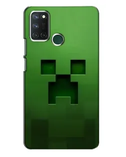 Чехол для Realme 7i с картинкой «Крипер микро-дизайн»