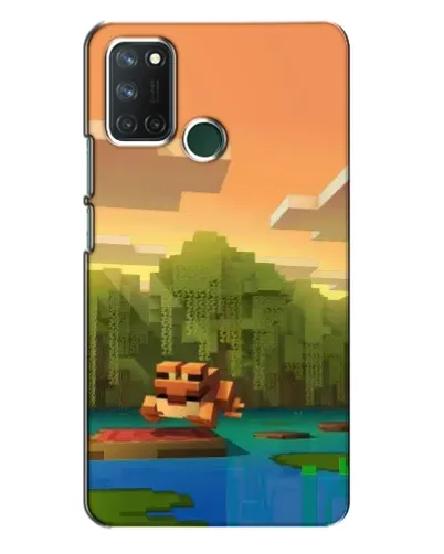 Чехол для Realme 7i с картинкой «Майнкрафт закат солнца» Чехол для Realme 7i с картинкой «Майнкрафт закат солнца»