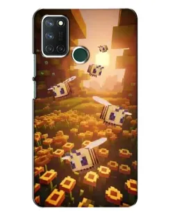 Чехол для Realme 7i с картинкой «Поле подсолнухов»