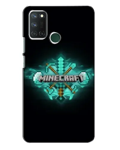 Чехол для Realme 7i с картинкой «Minecraft Diamond лого» Чехол для Realme 7i с картинкой «Minecraft Diamond лого»