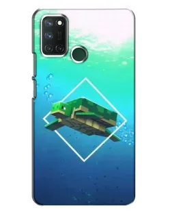 Чехол для Realme 7i с картинкой «Черепаха Minecraft» Чехол для Realme 7i с картинкой «Черепаха Minecraft»