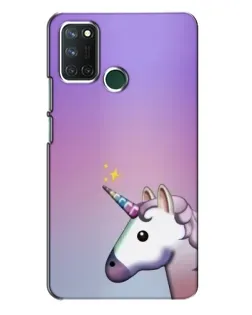 Чехол для Realme 7i с картинкой «Единорог градиент» Чехол для Realme 7i с картинкой «Единорог градиент»