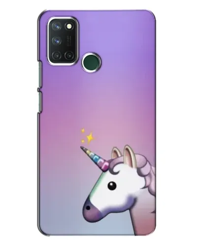 Чехол для Realme 7i с картинкой «Единорог градиент»