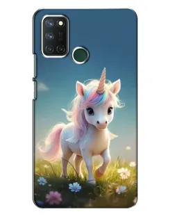 Чехол для Realme 7i с картинкой «Единорог на поляне» Чехол для Realme 7i с картинкой «Единорог на поляне»