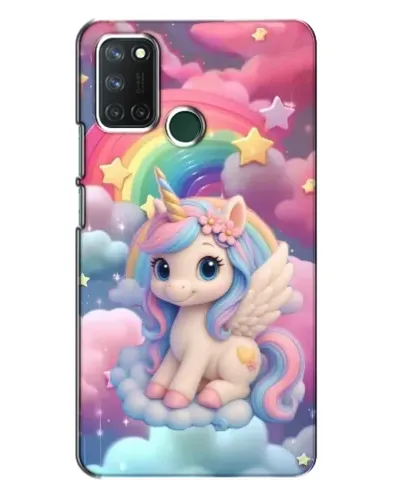 Чехол для Realme 7i с картинкой «Маленький единорог»