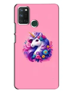 Чехол для Realme 7i с картинкой «Сказочный единорог»