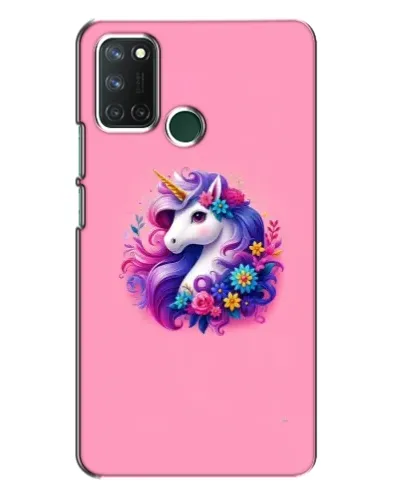 Чехол для Realme 7i с картинкой «Сказочный единорог»