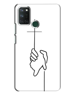 Чехол для Realme 7i с картинкой «Рука держит»