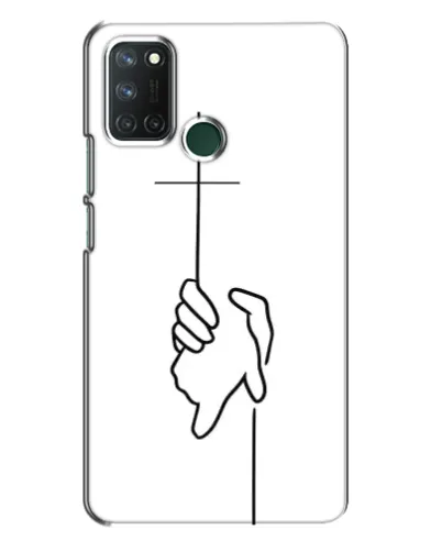 Чехол для Realme 7i с картинкой «Рука держит» Чехол для Realme 7i с картинкой «Рука держит»