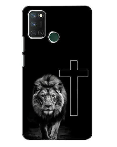 Чехол для Realme 7i с картинкой «Лев и Крест» Чехол для Realme 7i с картинкой «Лев и Крест»