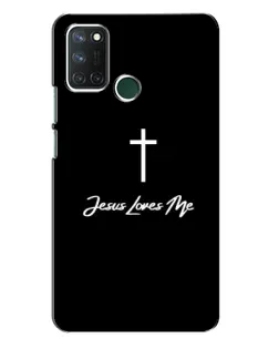 Чехол для Realme 7i с картинкой «Иисус любит тебя»