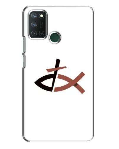 Чехол для Realme 7i с картинкой «Рыба и крест» Чехол для Realme 7i с картинкой «Рыба и крест»