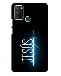 Чехол для Realme 7i с картинкой «Меч Духа Jesus»