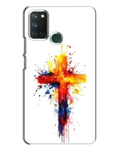 Чехол для Realme 7i с картинкой «Акварельный крест» Чехол для Realme 7i с картинкой «Акварельный крест»