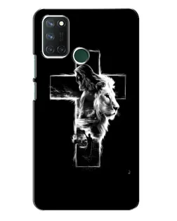 Чехол для Realme 7i с картинкой «Сияющий крест Jesus»
