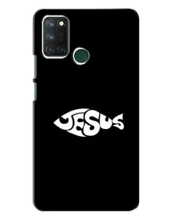 Чехол для Realme 7i с картинкой «Рыба Jesus»