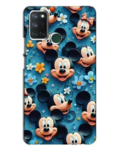 Чехол для Realme 7i с картинкой «Паттерн Микки и Минни» Чехол для Realme 7i с картинкой «Паттерн Микки и Минни»