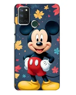Чехол для Realme 7i с картинкой «Осенний Mickey Mouse»