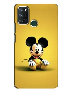 Чехол для Realme 7i с картинкой «Микки на желтом»
