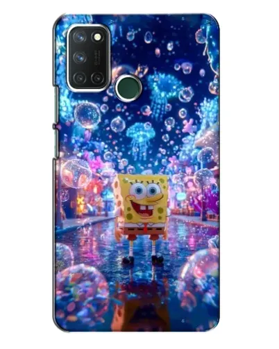 Чехол для Realme 7i с картинкой «Неоновый океан» Чехол для Realme 7i с картинкой «Неоновый океан»