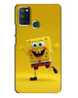 Чехол для Realme 7i с картинкой «Позитивный Губка Боб»