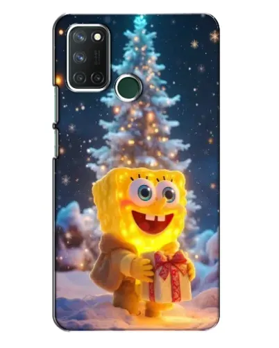Чехол для Realme 7i с картинкой «Рождественский Спанч Боб» Чехол для Realme 7i с картинкой «Рождественский Спанч Боб»