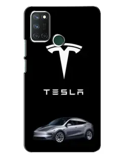 Чехол для Realme 7i с картинкой «Tesla Model Y»