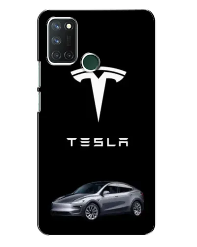 Чехол для Realme 7i с картинкой «Tesla Model Y»