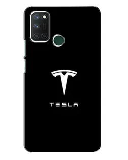 Чехол для Realme 7i с картинкой «Tesla White Logo»