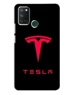 Чехол для Realme 7i с картинкой «Tesla Red Logo»
