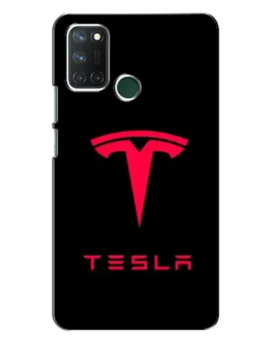 Чехол для Realme 7i с картинкой «Tesla Red Logo»