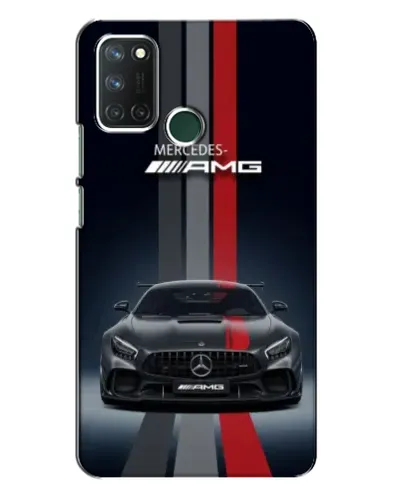 Чехол для Realme 7i с картинкой «Mercedes — белый карбон» Чехол для Realme 7i с картинкой «Mercedes — белый карбон»