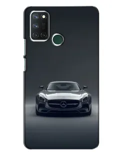 Чехол для Realme 7i с картинкой «Mercedes на черном»