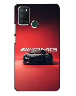 Чехол для Realme 7i с картинкой «Mercedes AMG — красная линия»