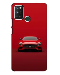 Чехол для Realme 7i с картинкой «Красный Mercedes AMG»