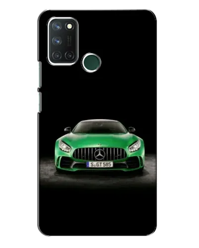 Чехол для Realme 7i с картинкой «Mercedes — неоновый лого» Чехол для Realme 7i с картинкой «Mercedes — неоновый лого»