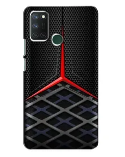 Чехол для Realme 7i с картинкой «Mercedes Carbon Grid»
