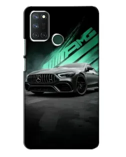 Чехол для Realme 7i с картинкой «Темный Mercedes AMG»